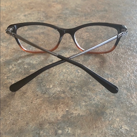 Coach 6107 NEW Frames Black Amber Glitter Gradient - Picture 5 of 8